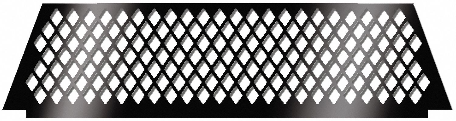 Window Screen Mount Kit, Steel, Blk, 68 In
