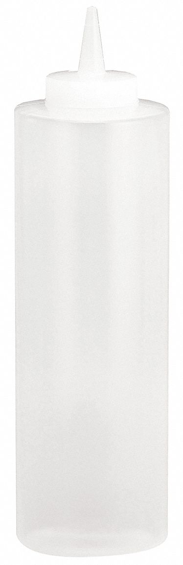 Squeeze Bottle, Natural, 24 oz, PK 12