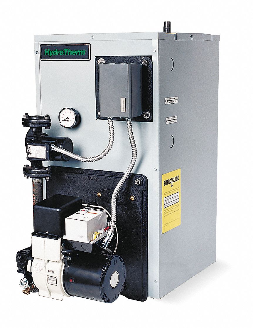 Oil Fired Boiler, 34-3/4 In. H