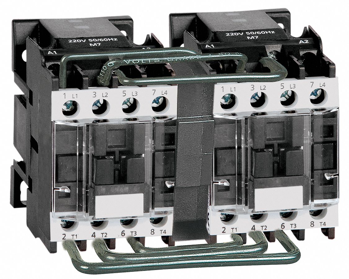 Contactor , IEC, 9A, 3P, 120VAC, 1NO