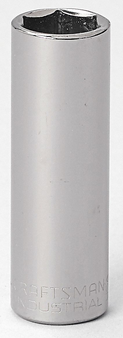Socket, Deep, 3/8 Dr, 6 Pt, 15mm, Chrome