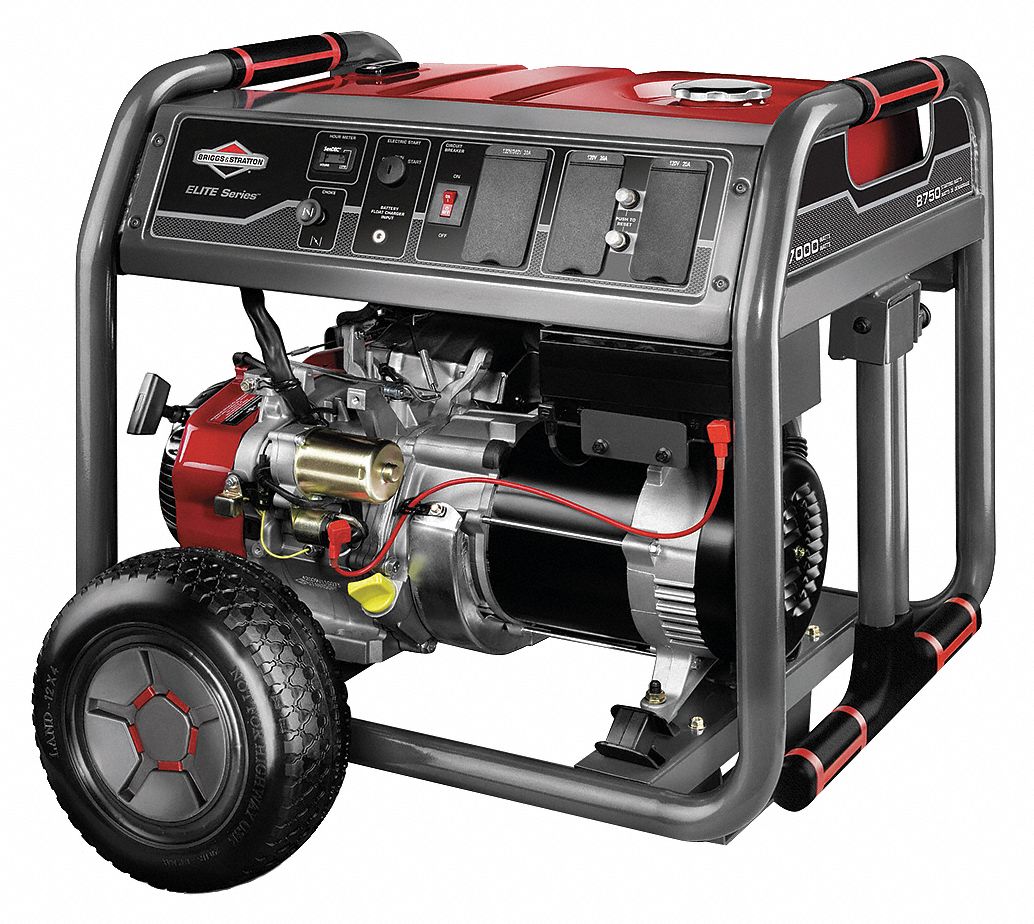 Portable Generator, Rated Watts7000, 420cc