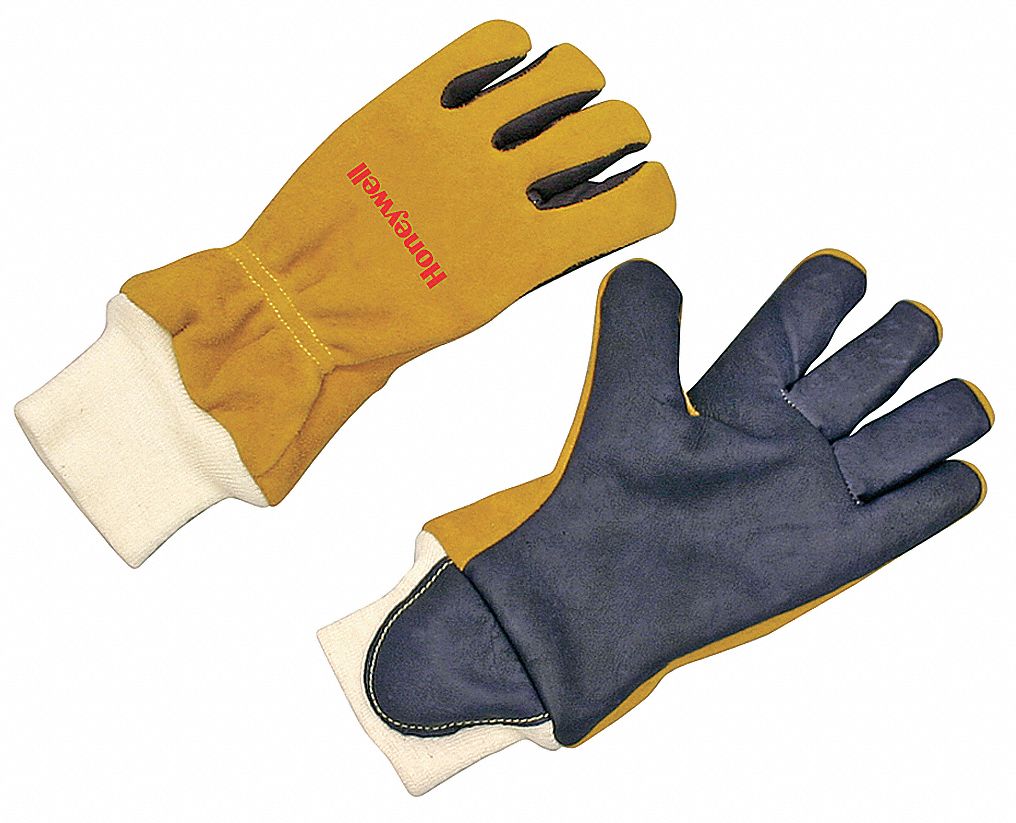 Firefighters Gloves, L, Kangaroo, PR