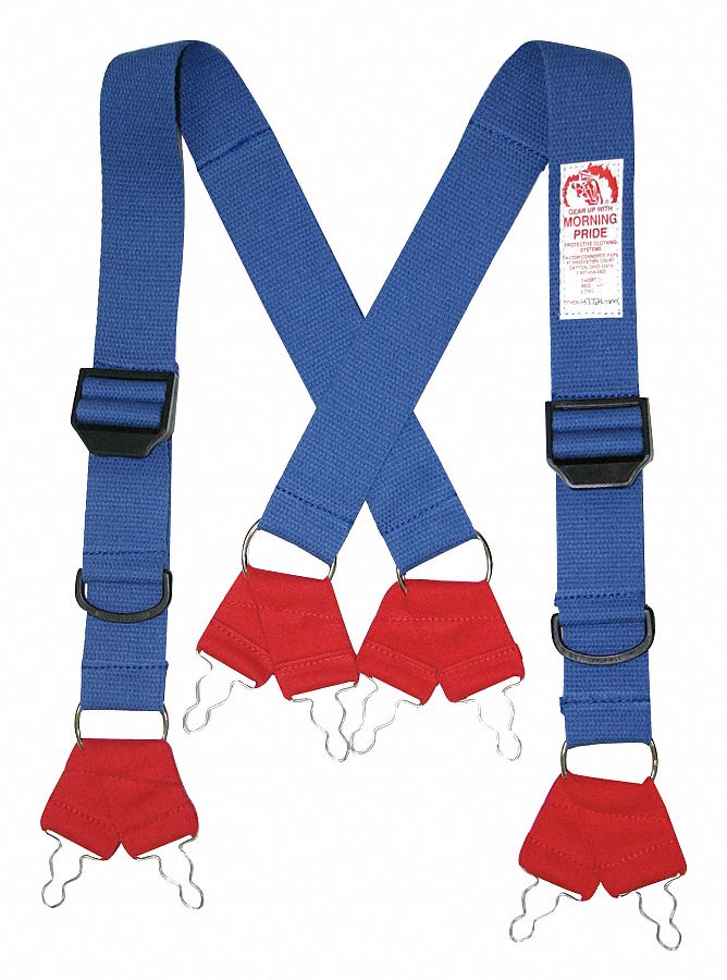 Fire Fighting Pant Suspenders, 44 In. L