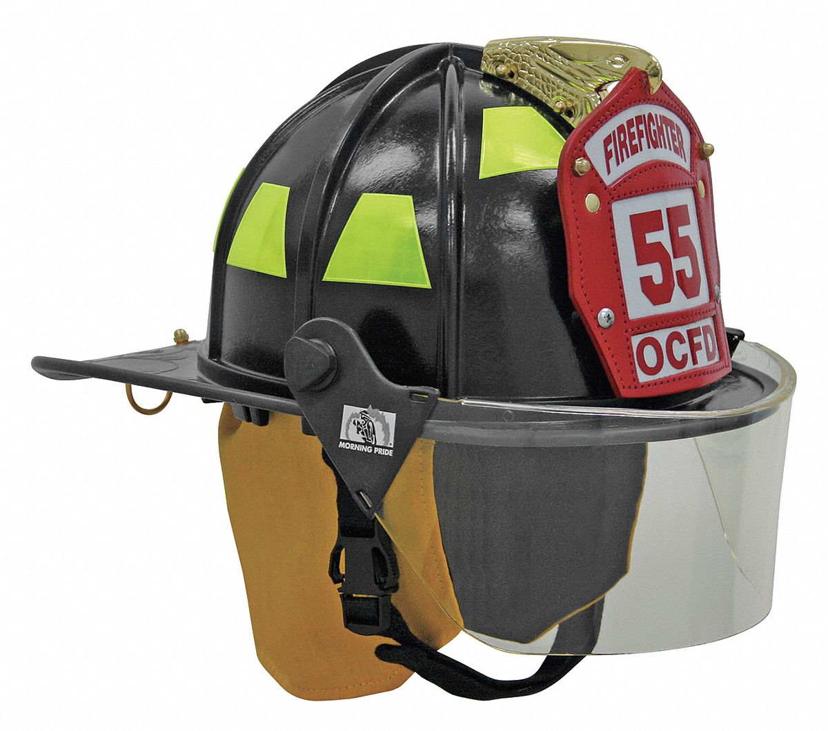 Fire Helmet, Black, Traditional