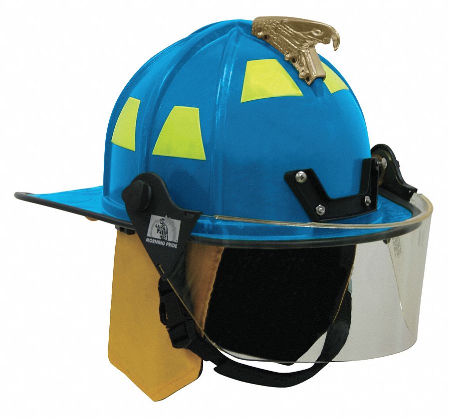 Fire Helmet, Blue, Traditional