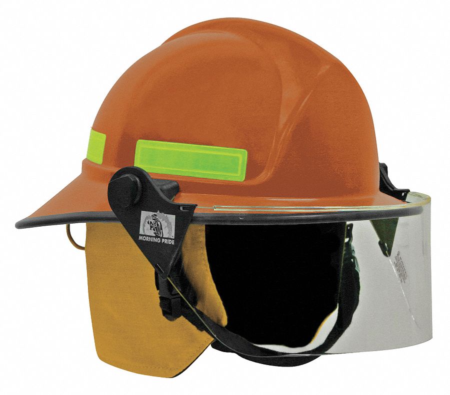 Fire Helmet, Orange, Modern