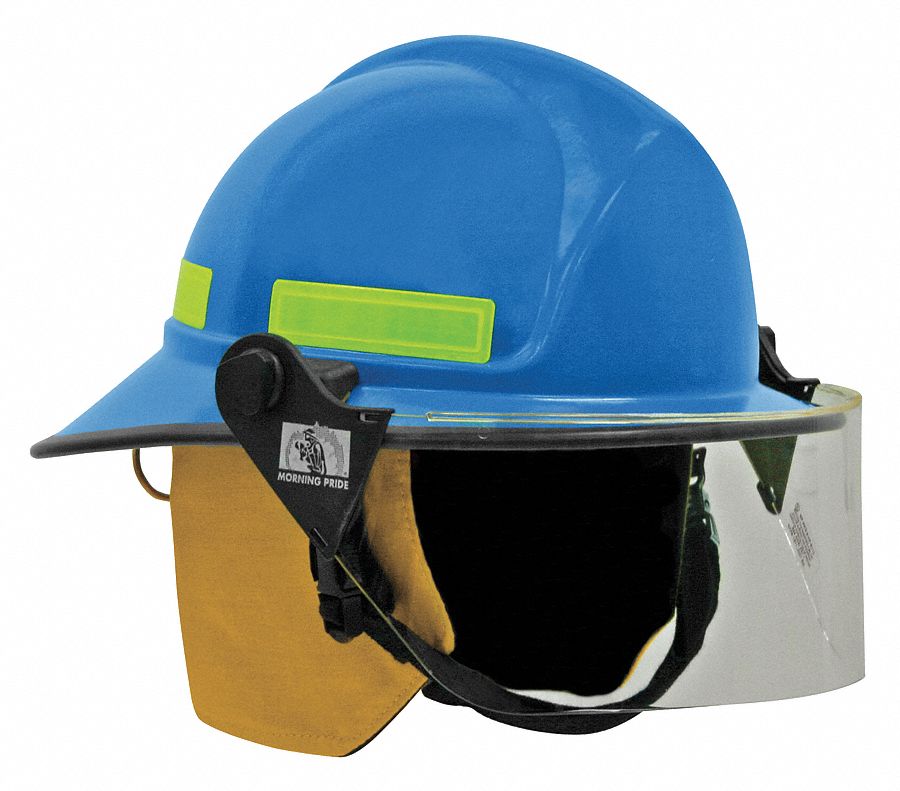Fire Helmet, Blue, Modern