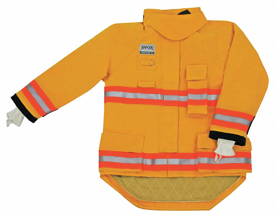 Turnout Coat, Ylw, 2XL, Nomex/Stedair 3000