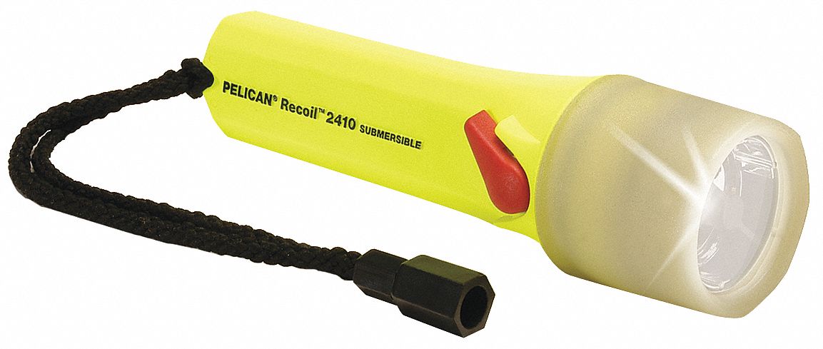 Safety-Approved Flashlight, Photo Ylw, AA