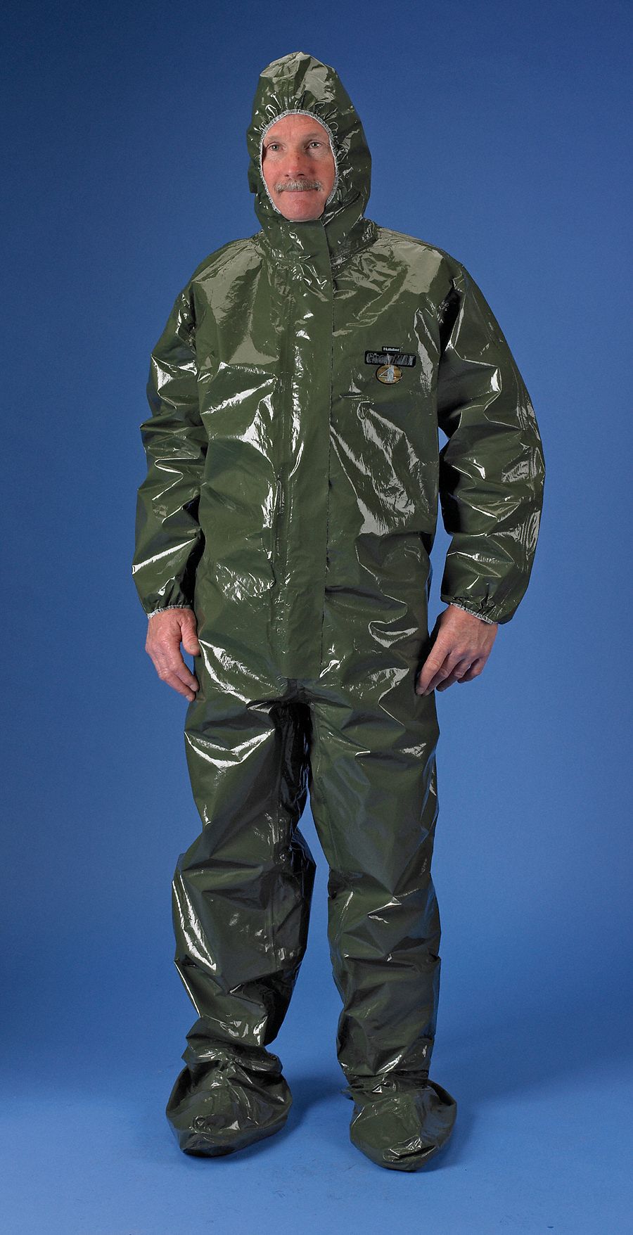Hooded ChemMax(R) 4, Green, Boots, M