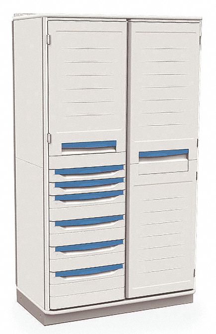 Tall Cabinet, Polymer, Ligth Taupe