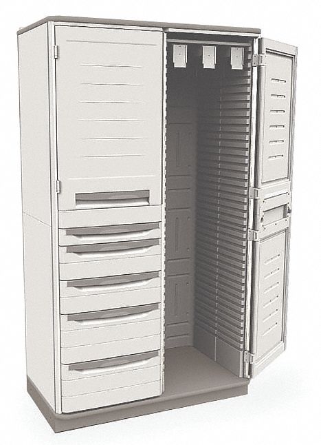 Catheter Storage Cabinet Polymer, LtTaupe