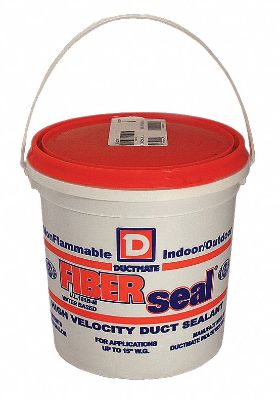 LowVOC Fiber Reinf DuctSealer 1/gal Pail