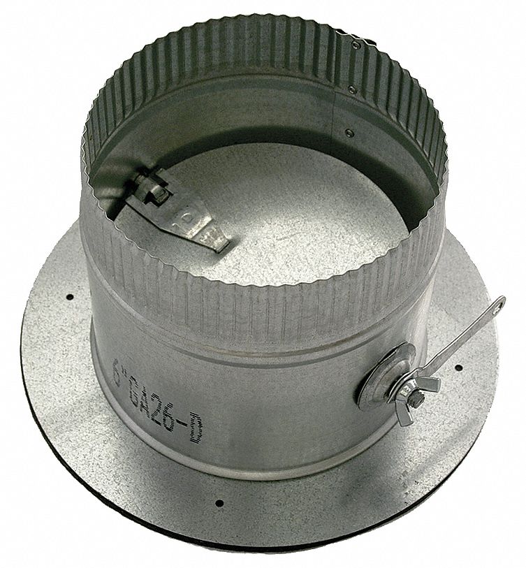 14 In Dia, 24Ga, Self Seal Collar w/Damper