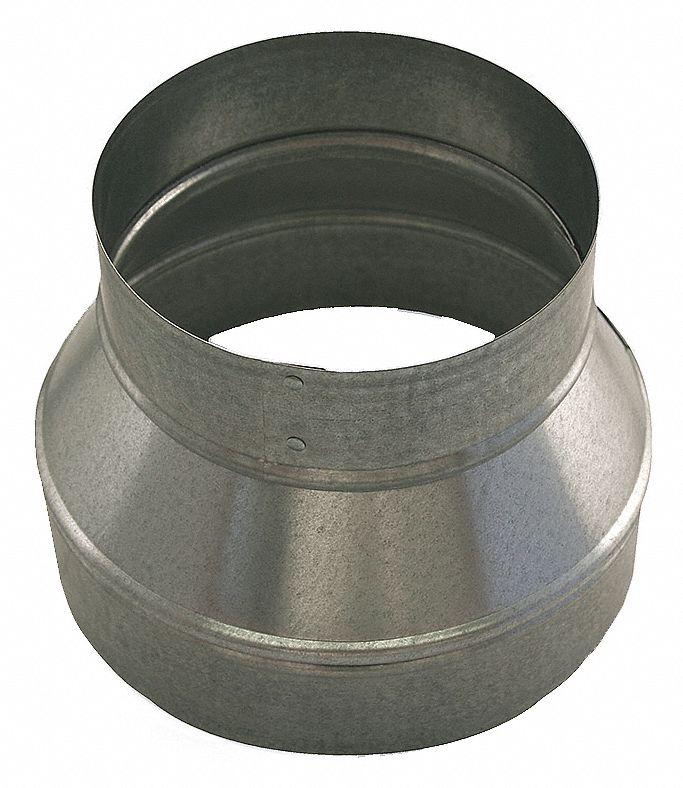 10x8 In Dia, 26 Ga, Snap Pipe End Cap