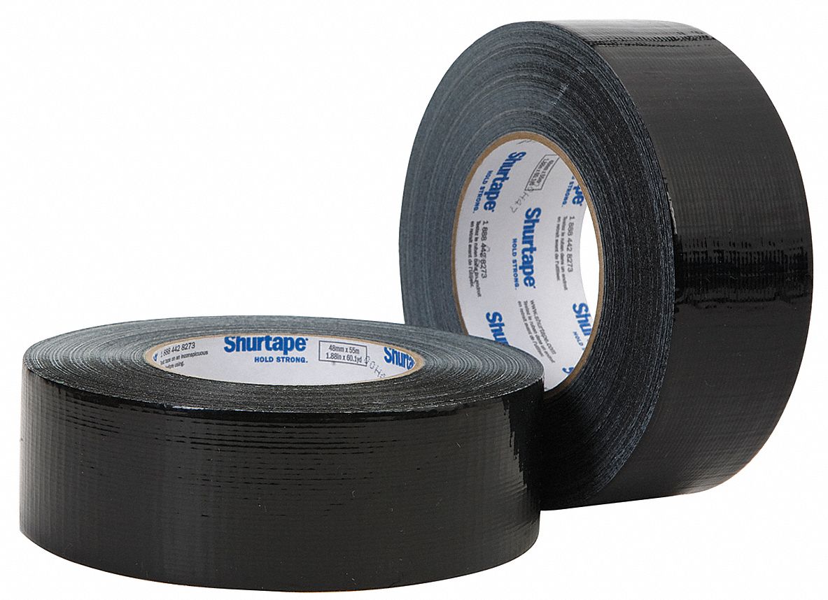Duct Tape, 48mm x 55m, 10 mil, Black