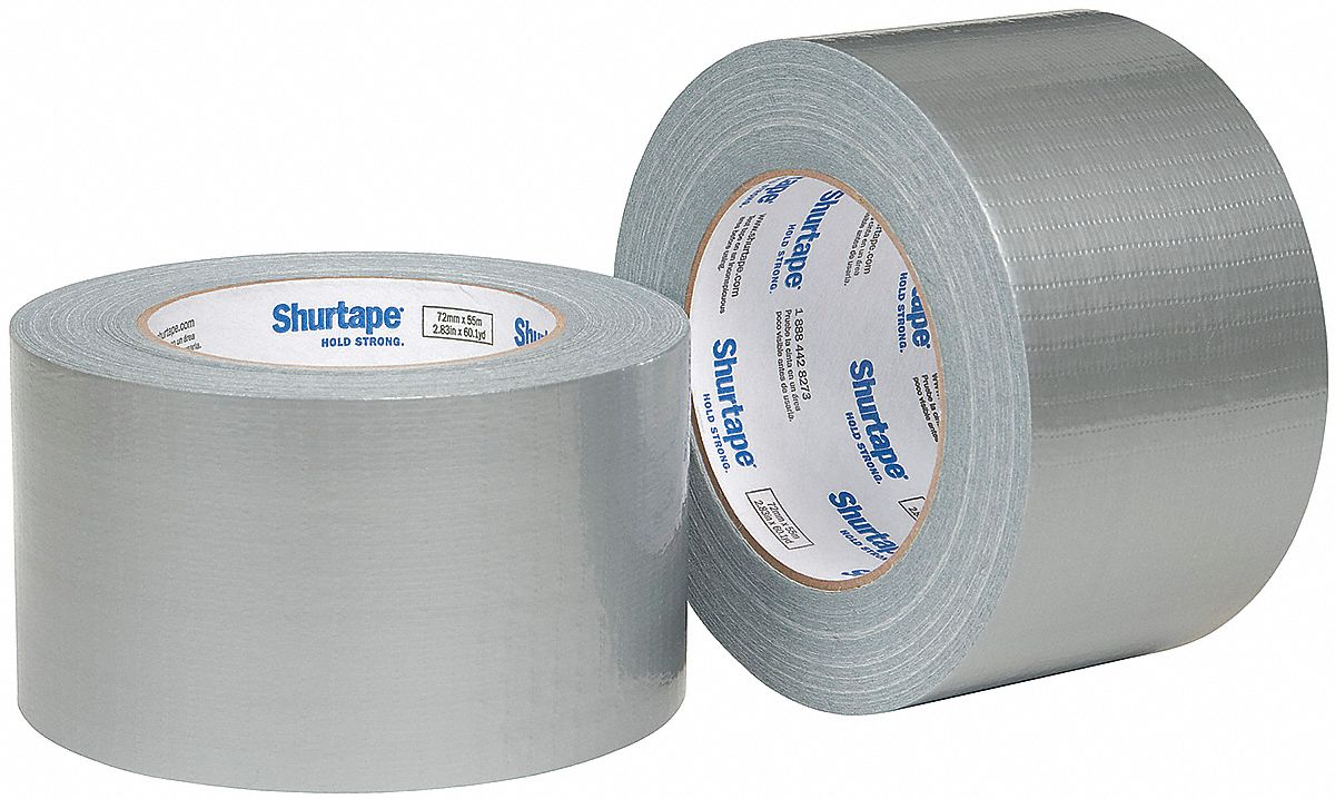 Duct Tape, 72mm x 55m, 6 mil, Silver