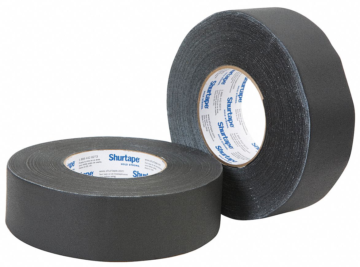Gaffers Tape, 1.89 In x 60.1 yd., Black