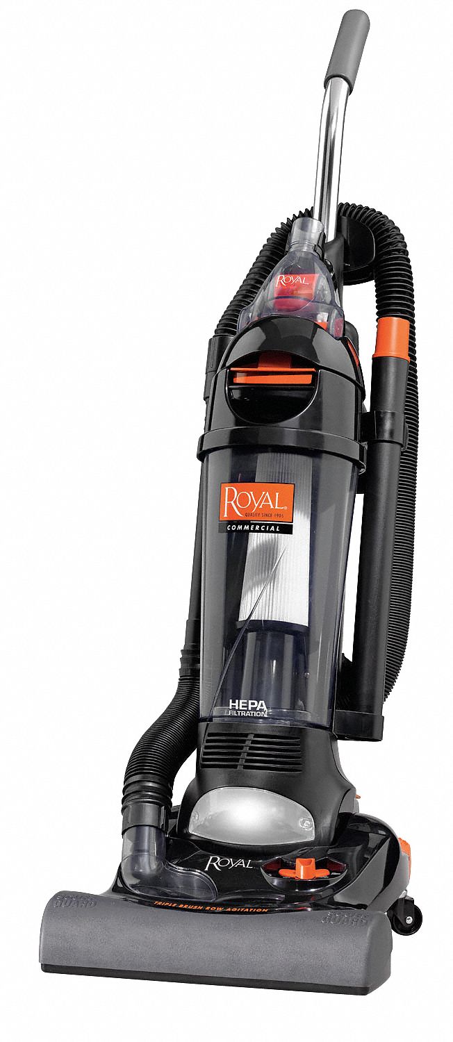 Upright Vacuum, 15 In., 12A, 120V