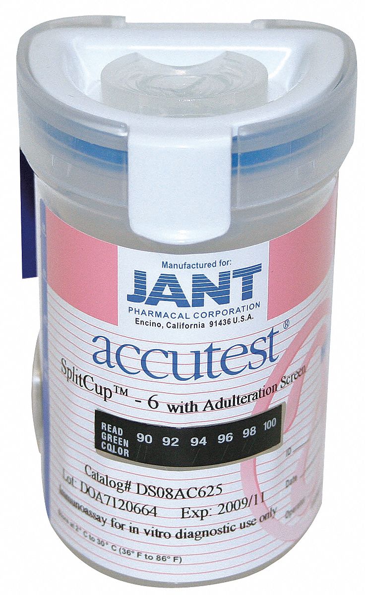 Urine Drug Tst, SplitCup 6+3, Adltrtn, PK25