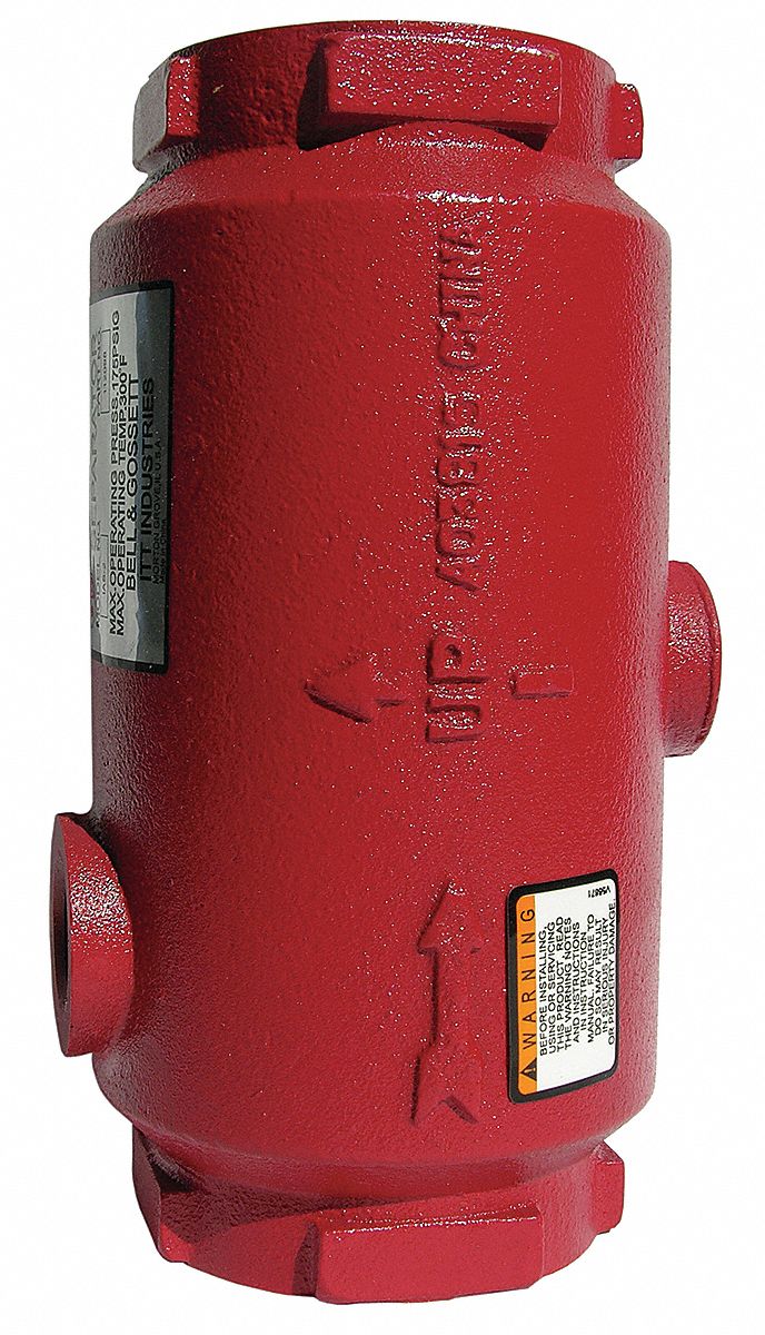 Inline Air Separator, Cast Iron, 2 In.