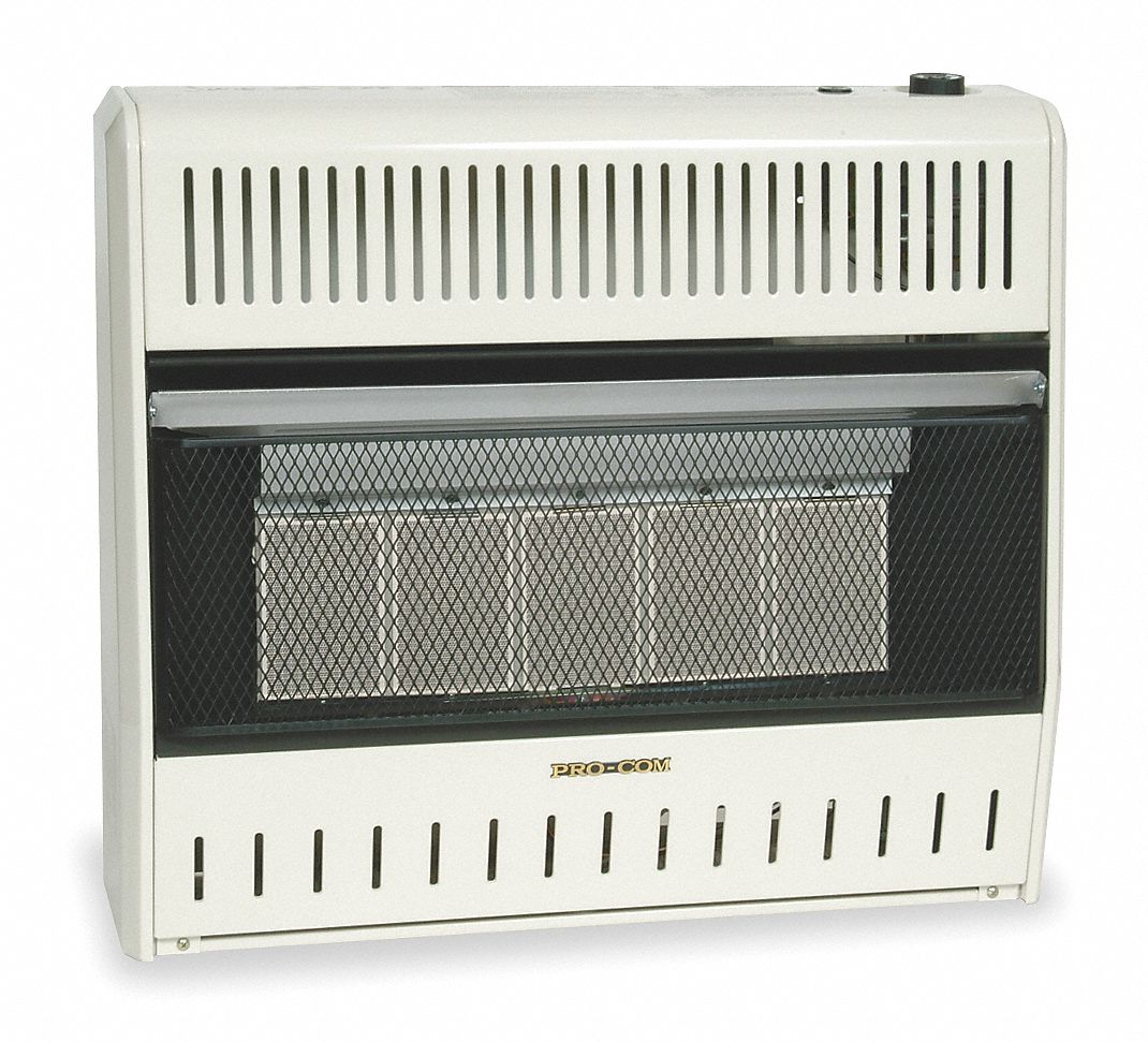 Portable Gas Heater, LP, 25000 BtuH