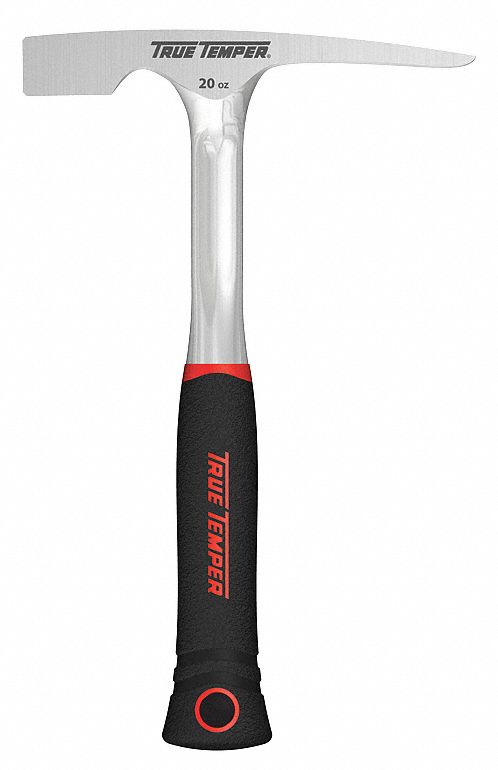 Bricklayer Hammer, Steel, 20 Oz