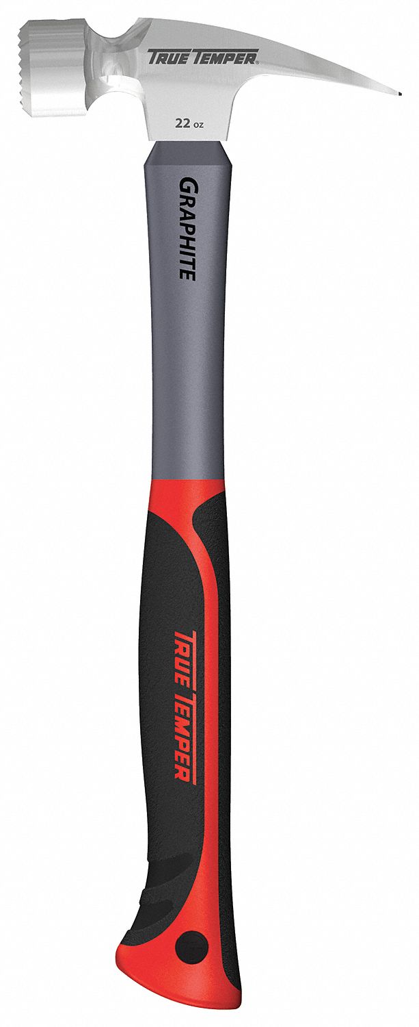 Milled Framing Hammer, Graphite, 22Oz