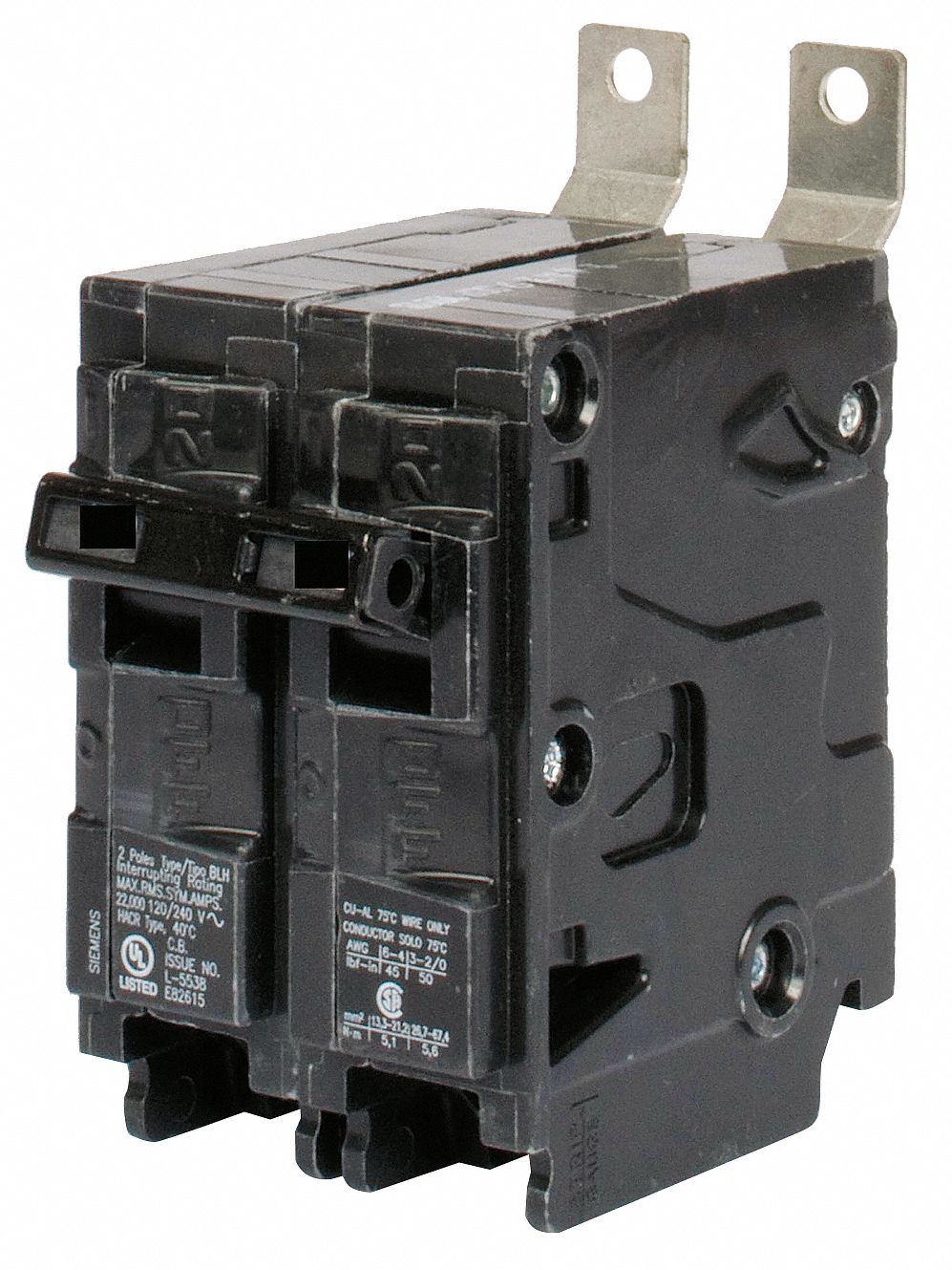 Circuit Breaker, HBL, 2P, 90A, 120/240VAC