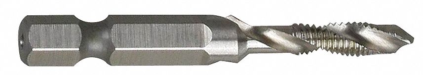 Drill/Tap/Countersink Bit, 10-32x2-1/4 L
