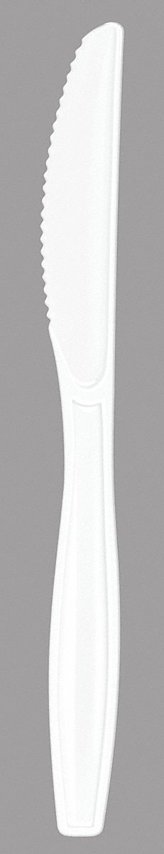 Plastic Knife, White, PK 1000