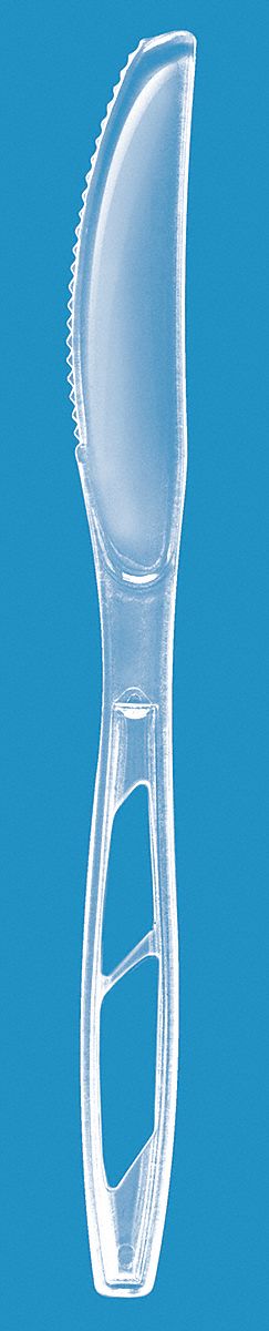 Plastic Knife, Clear, PK 1000