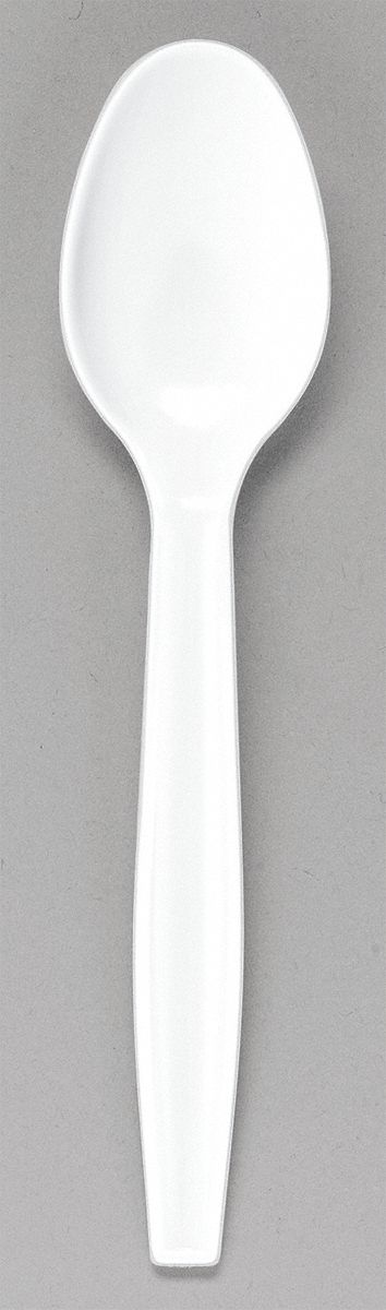 Plastic Spoon, White, PK 1000