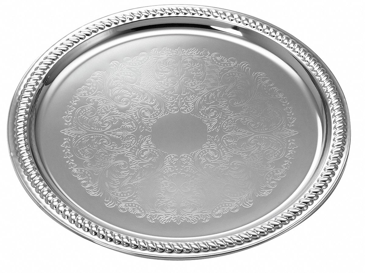 Tray, Round, 13 In, PK 12