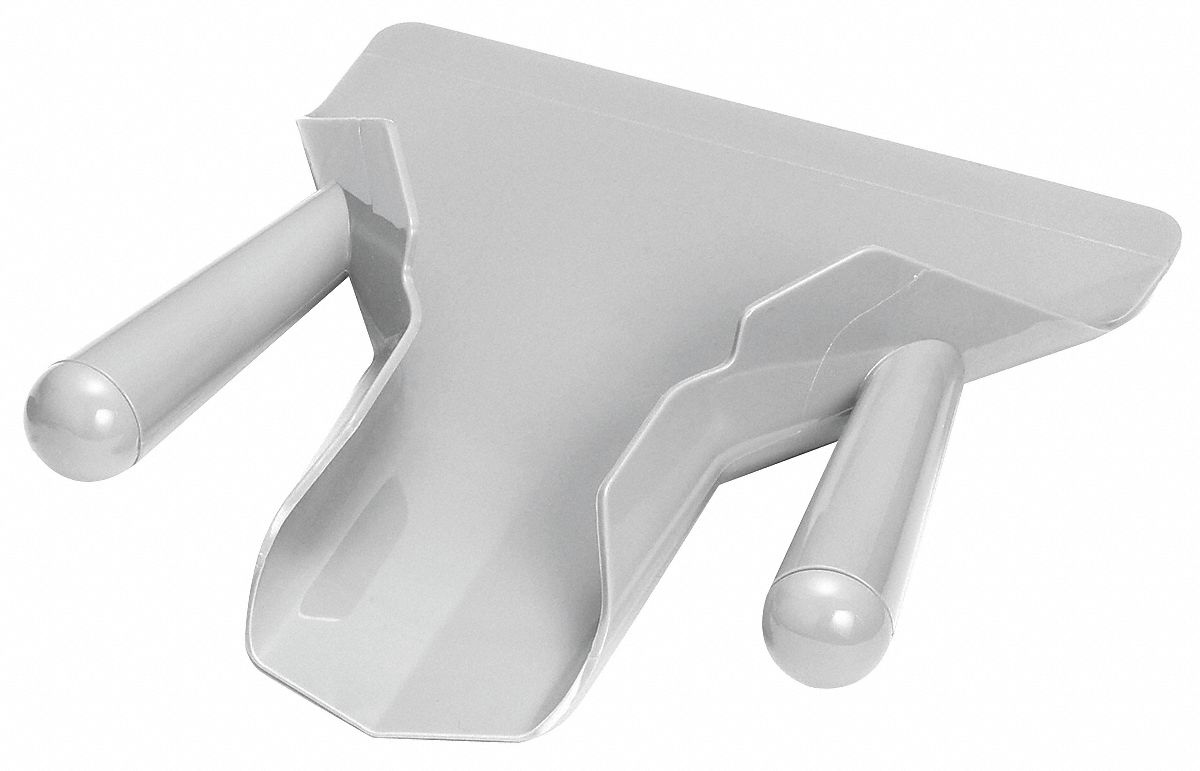 Fry Scoop, Dual Handle, Plastic, PK 6
