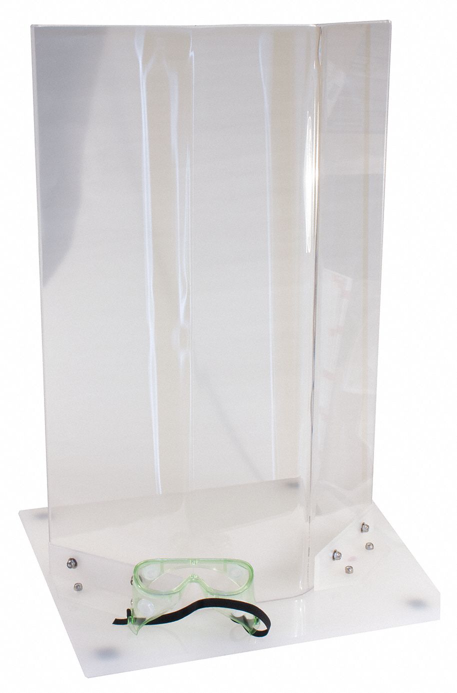 Lab Shield w/Weight Base, 30H x 24 In W