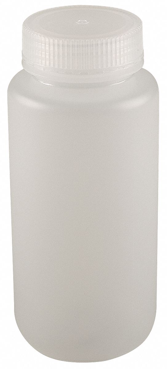 Bottle, 250 mL, 8 Oz, Wide Mouth, Pk 12