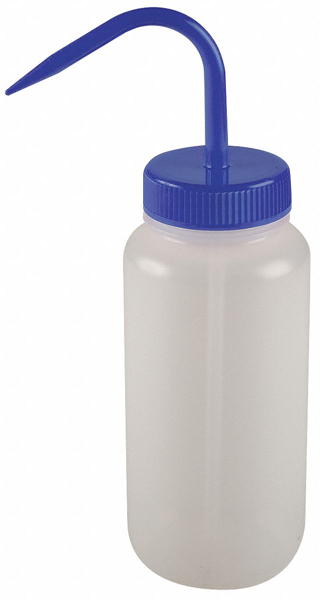 Wash Bottle, LDPE, Blue, 32 oz.