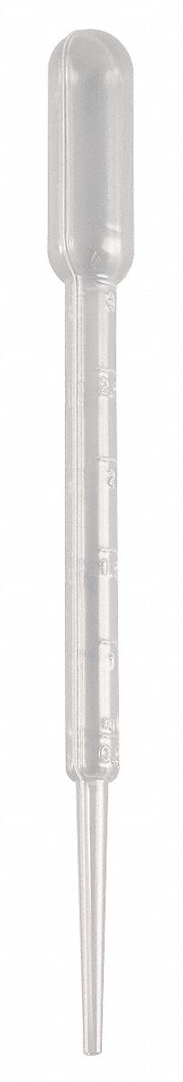 Pasture Pipette, Non Steril, 1 mL, Pk 500