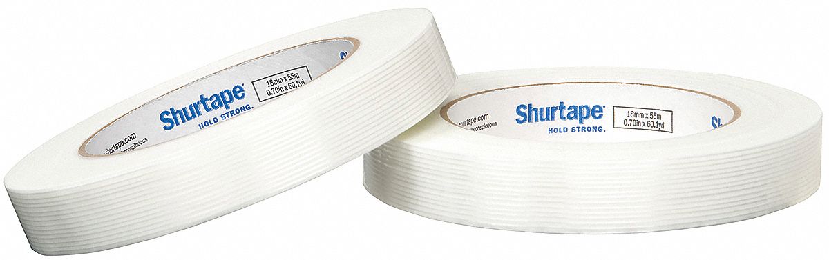 Filament Tape, 18mm x 55m, 4.8 mil, BOPP