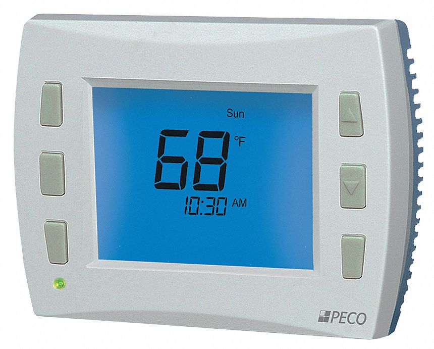 Thermostat, Digital, Prog, Multistage