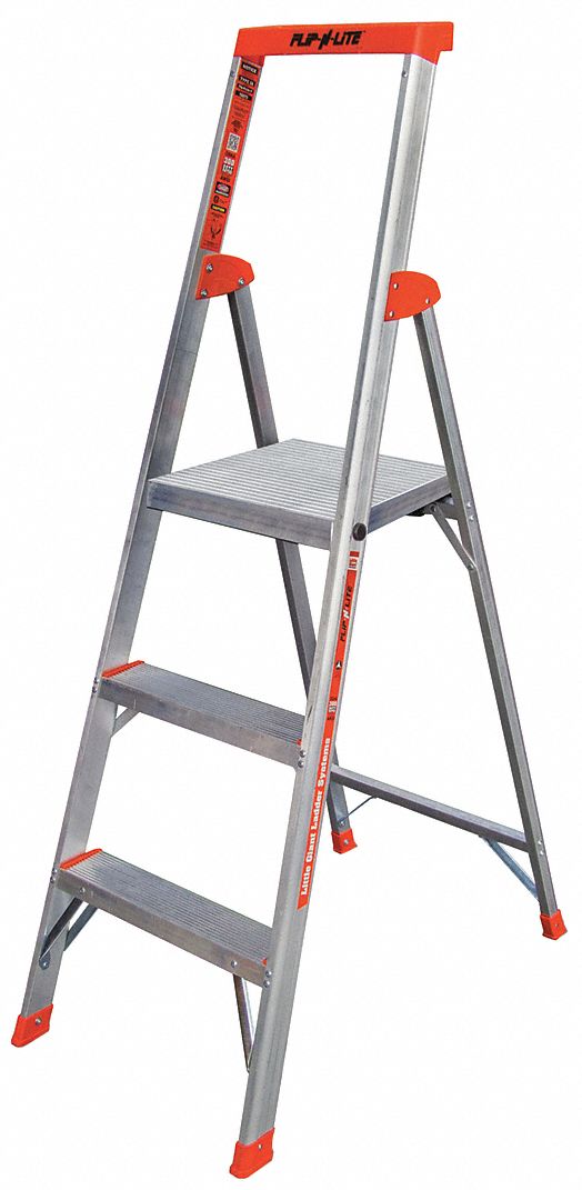 Platform Stepladder, 5 ft. H, 13-1/2 In. W