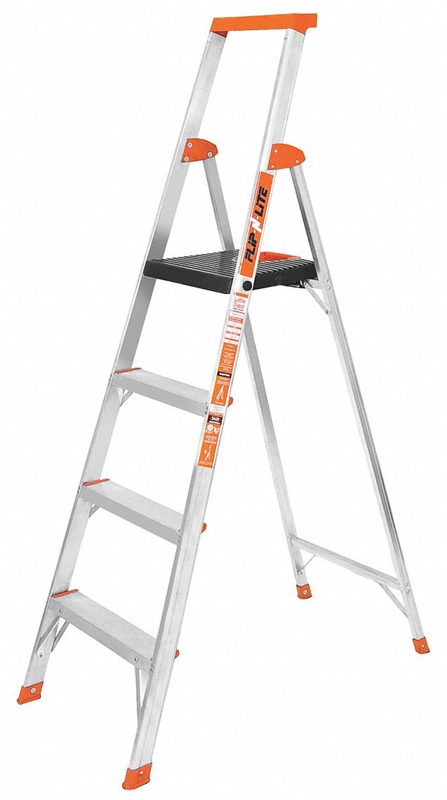 Platform Stepladder, 6 ft. H, 13-1/2 In. W