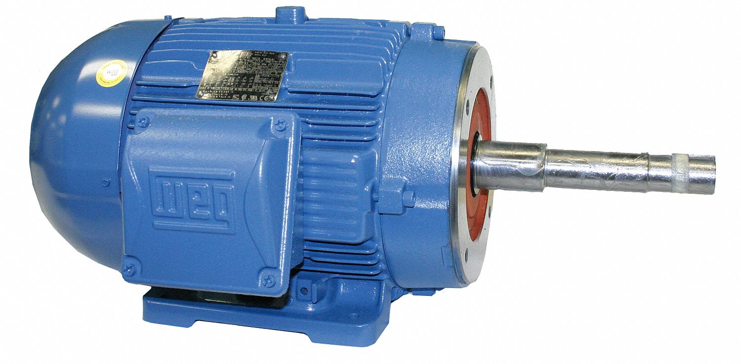 Pump Motor, 3-Ph, 1.5 HP, 1760, 208-230/460V