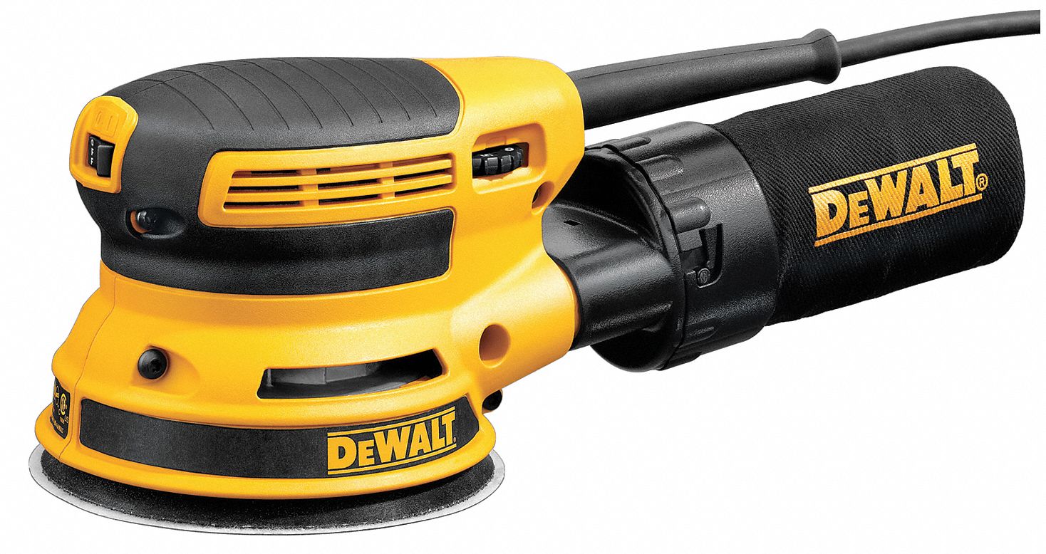 Random Orbit Sander, 3.5 A, 5 In Dia, H/L