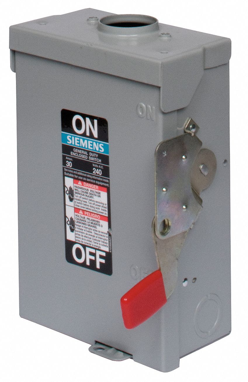 Safety Switch, NEMA 3R, 4W, 3P, 8x14.6x26