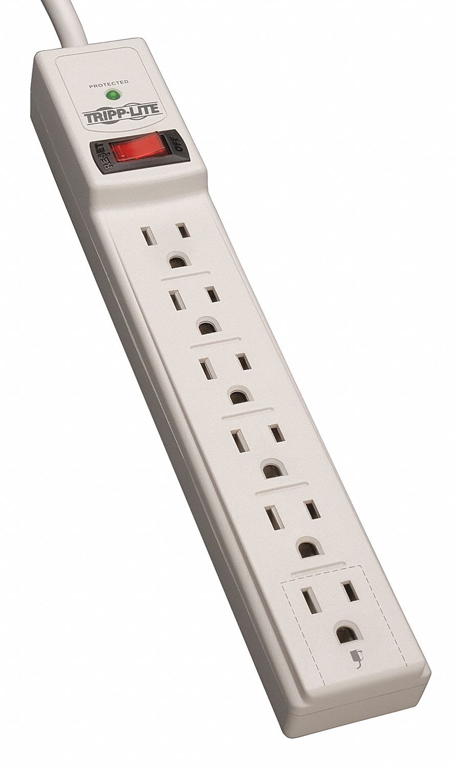 Surge, TAA, 6 Outlet, 6  Ft Cord