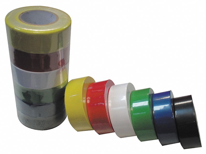 Marking Tape, Roll, 1In W, 66 ft. L, PK6