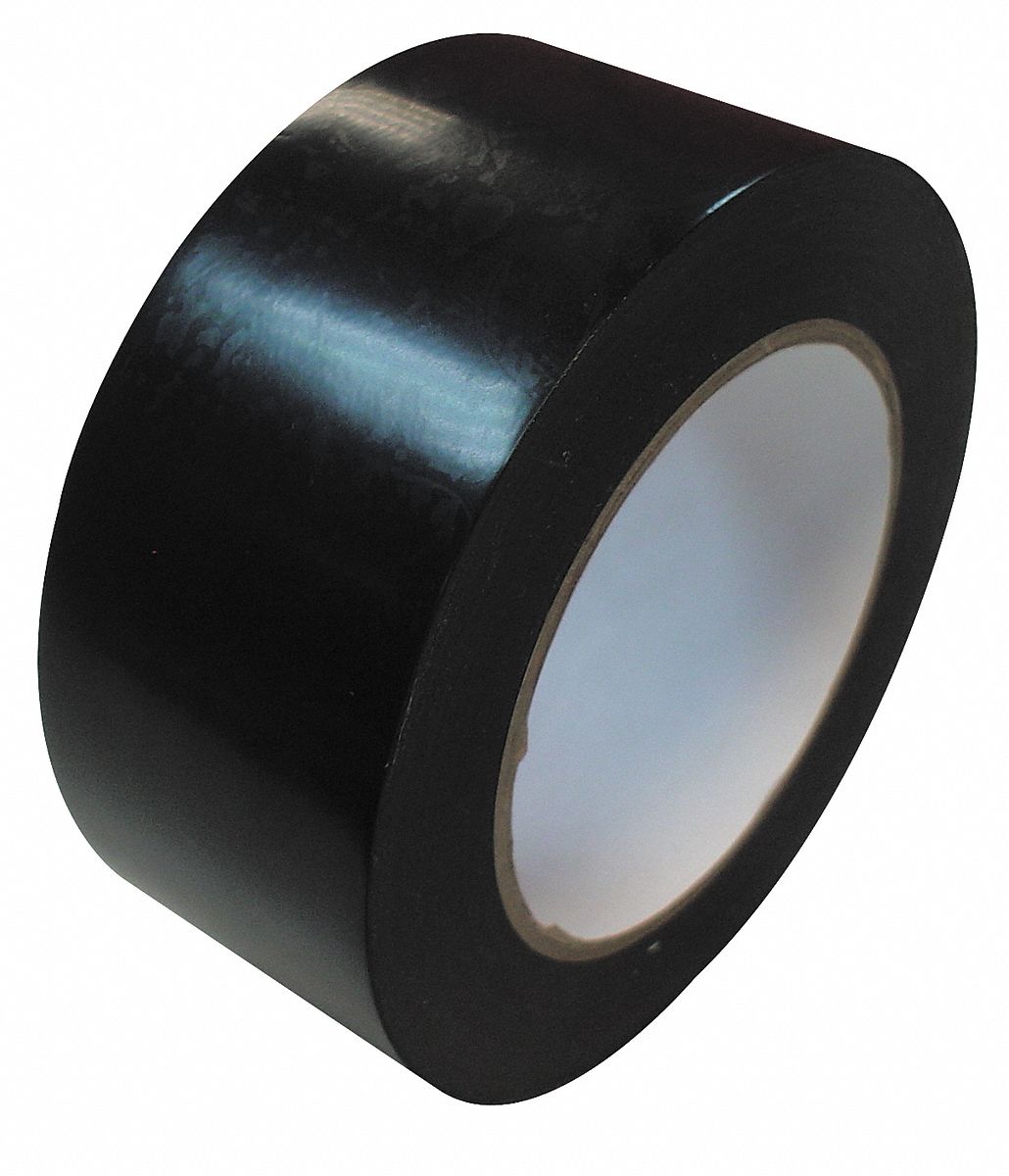 Marking Tape, Roll, 2In W, 108 ft.L, Black